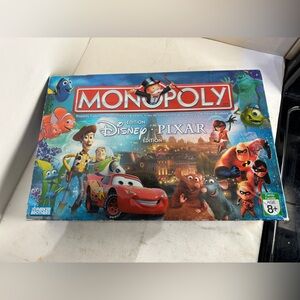 Monopoly Disney Pixar Edition Board Game - Complete